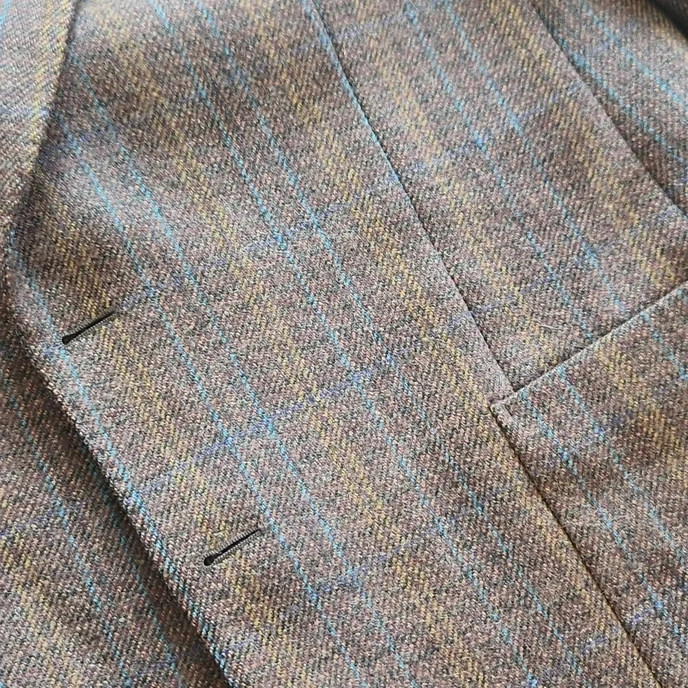 🔥clearance🔥 Classic Brown Striped Men's Blazer